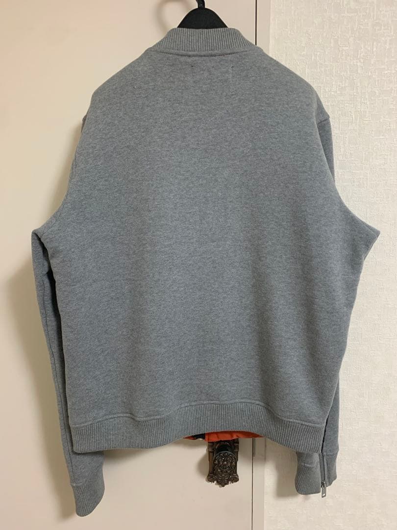 DIESEL キルティング×スウェット 切替 ジャケット MA-1風 Lサイズ