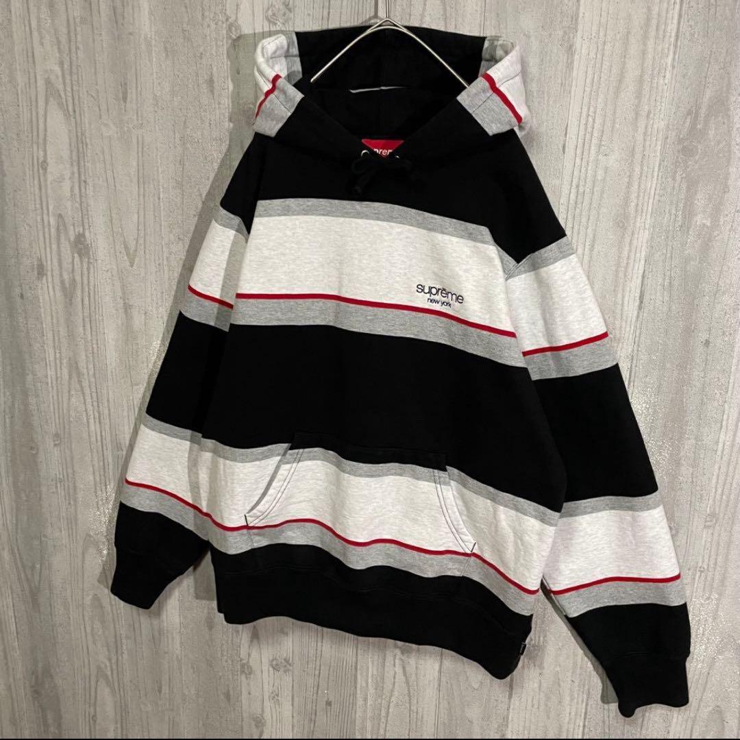 Supreme ストライプフーディ　堀米雄斗選手着用モデル