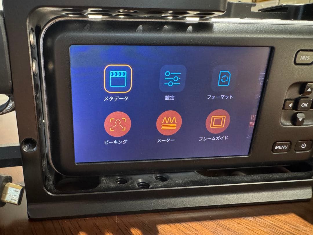 Blackmagic Pocket Cinema Camera 本体レンズリグ付