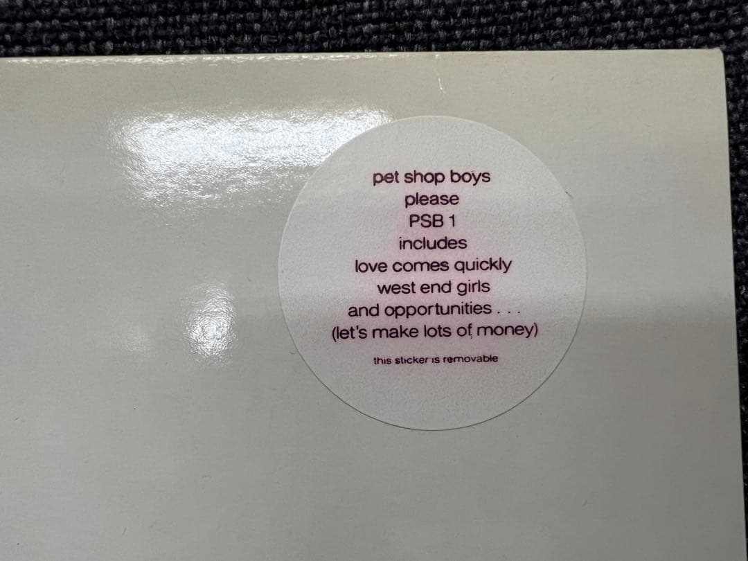 Pet Shop Boys Please 1986 英国盤 LP洋楽　オリジナル