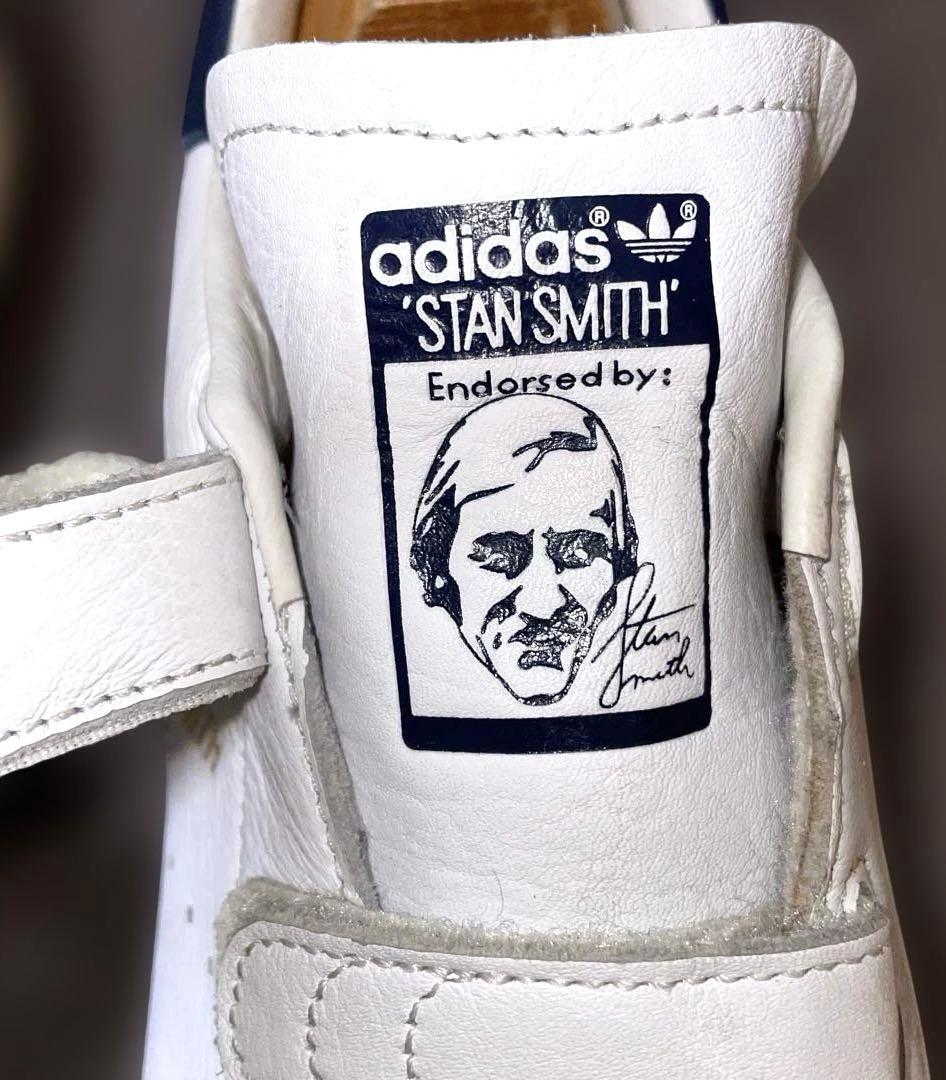 adidas STAN SMITH CF 27.5cm ネイビー ベルクロ 靴