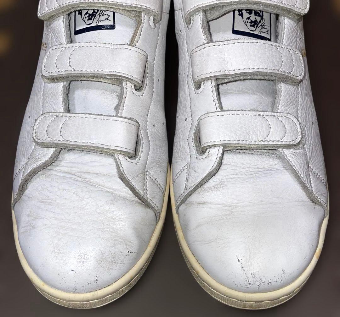 adidas STAN SMITH CF 27.5cm ネイビー ベルクロ 靴