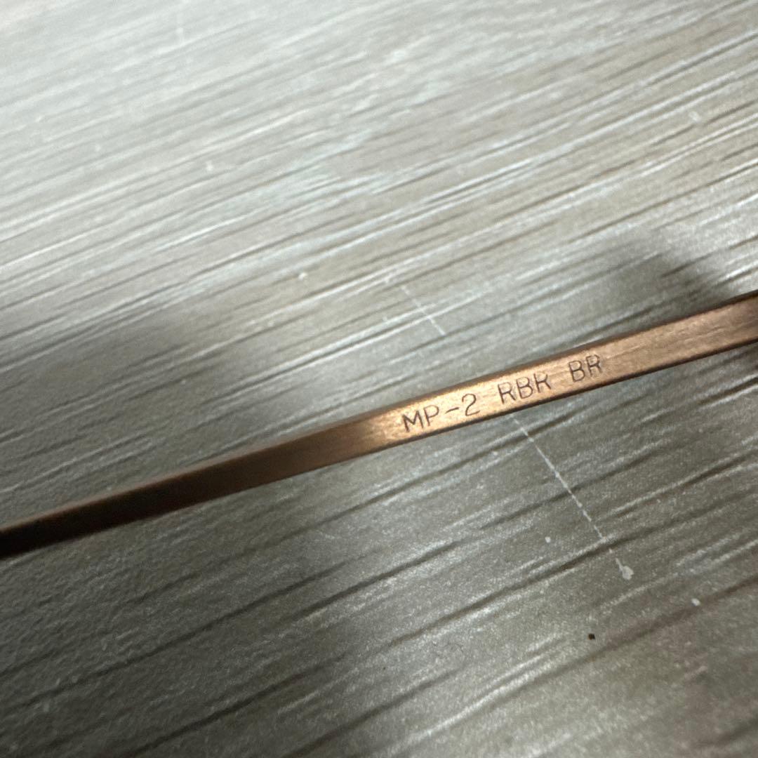 【レア物】OLIVER PEOPLES MP-2 90s ヴィンテージ RBR