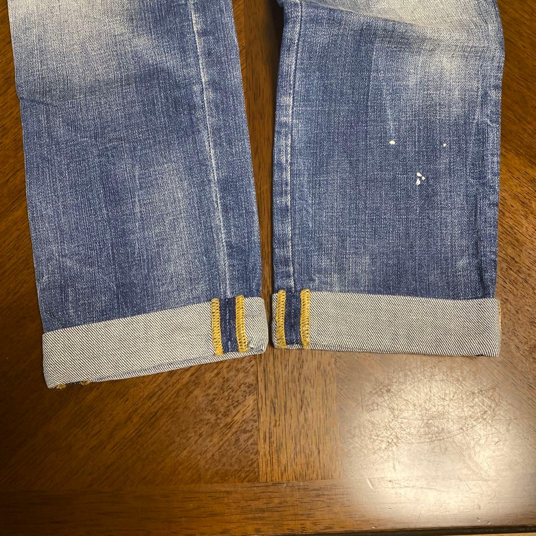 DSQUARED2レオパード柄デニムパンツ