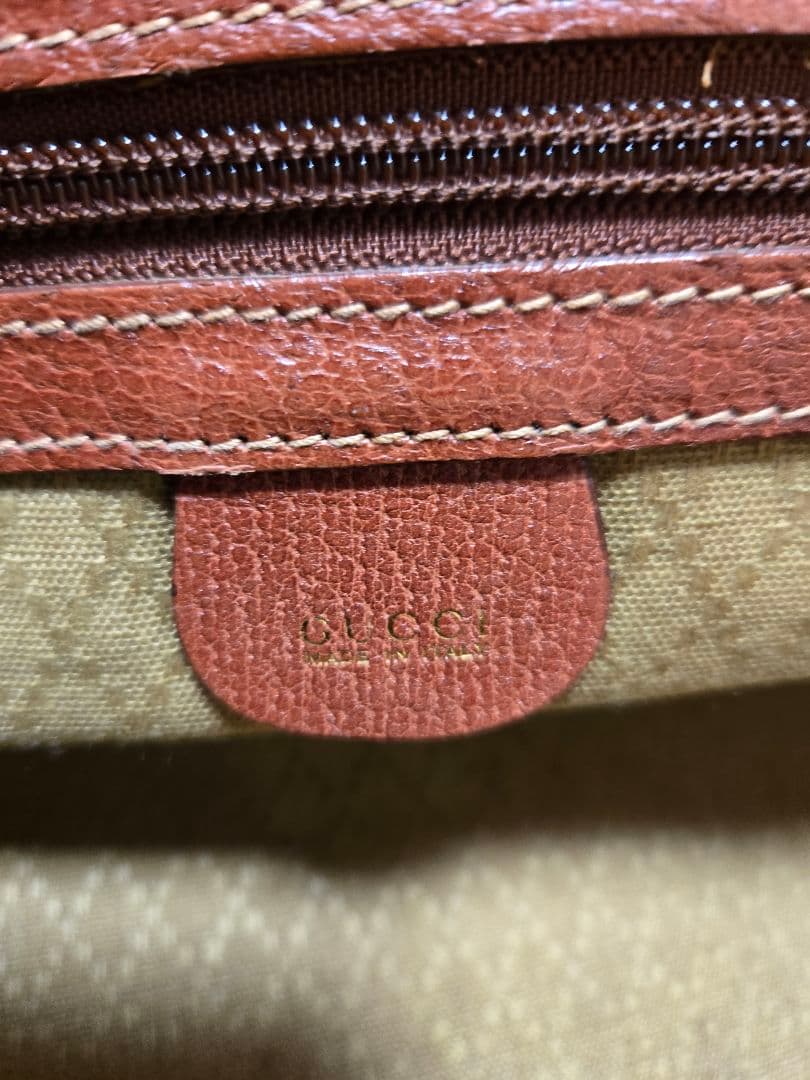 【希少！】GUCCI　グッチ　オールレザー　2wayボストンバッグ　旅行鞄　大型