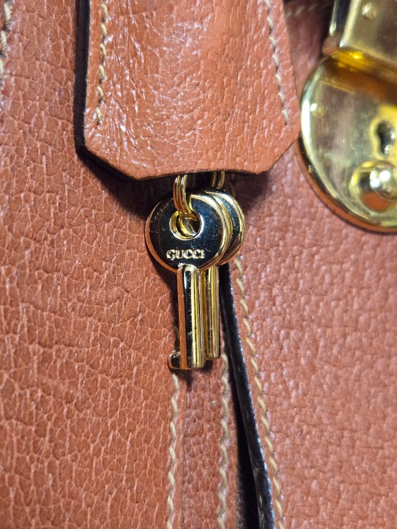 【希少！】GUCCI　グッチ　オールレザー　2wayボストンバッグ　旅行鞄　大型