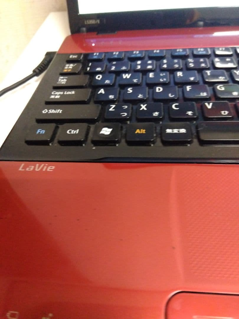 NEC LaVieレッドノートPC 15.6インチ　 ジャンク品