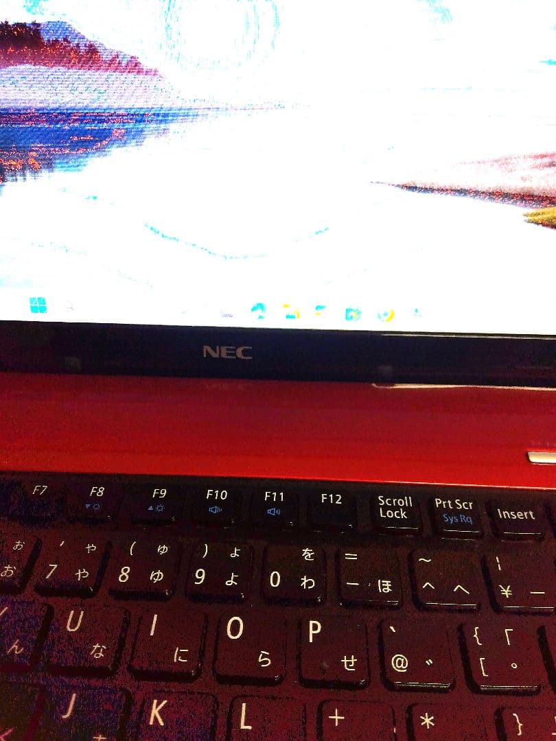 NEC LaVieレッドノートPC 15.6インチ　 ジャンク品