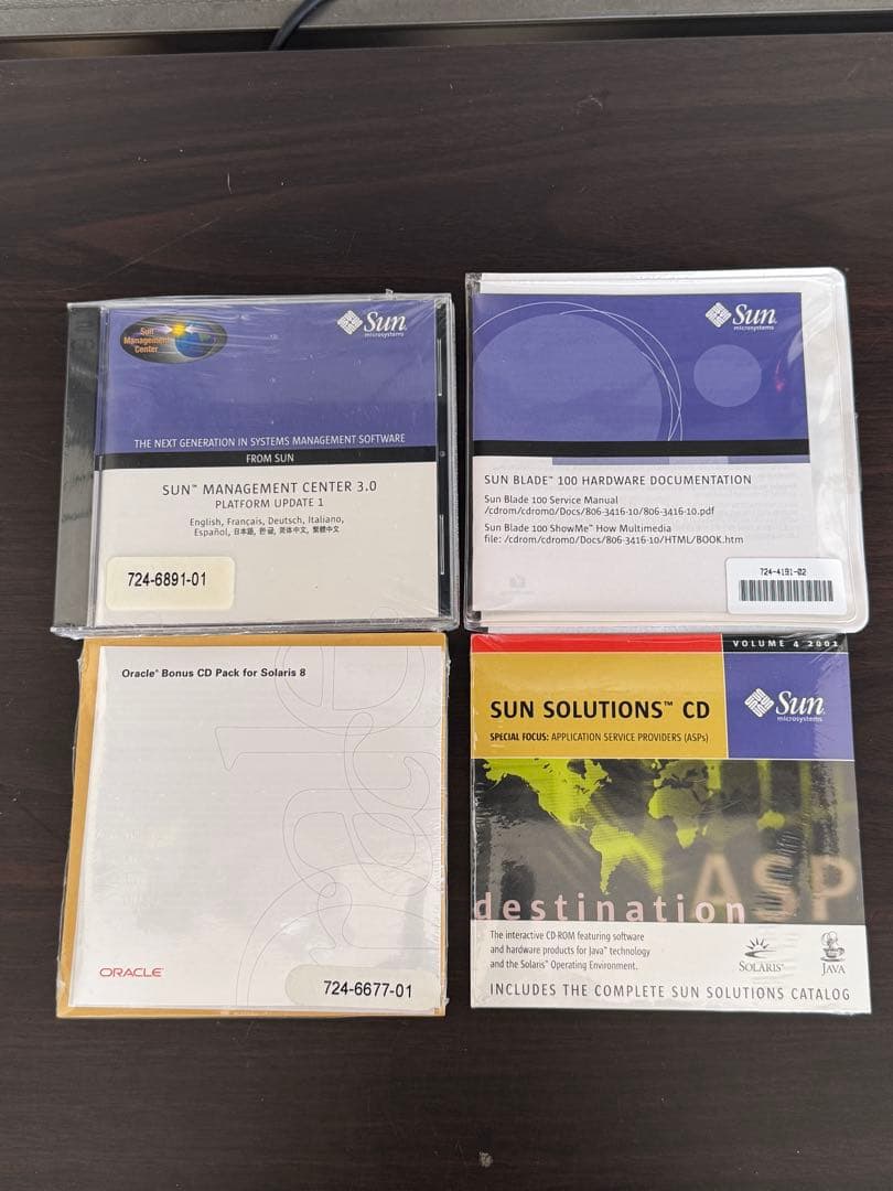 Sun Microsystems Solaris 8 Spark版 動作未確認
