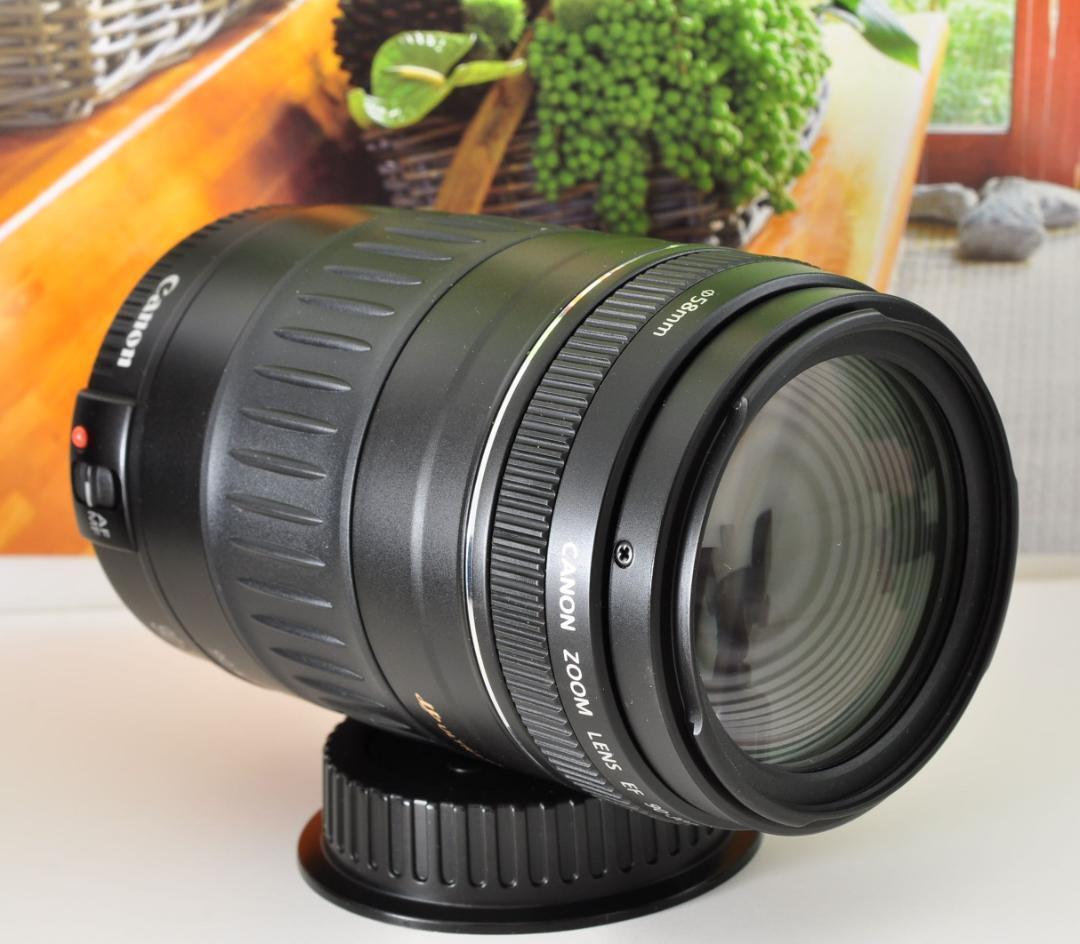 望遠レンズ Canon キヤノン 迫力の90-300mm レンズフード付き！