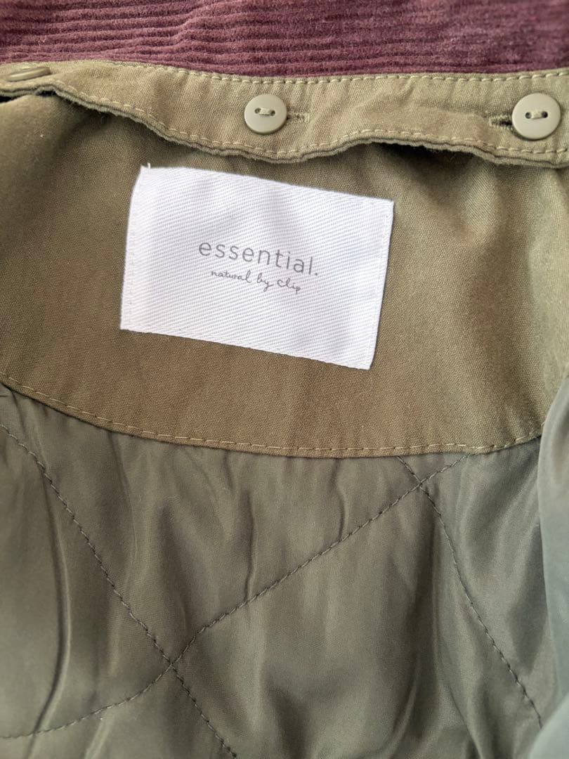 natural by clip フィッシングロングコート