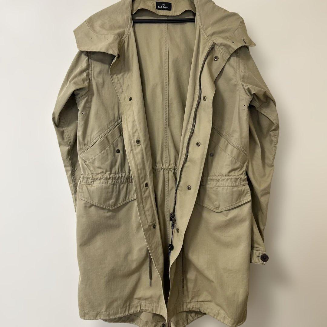 【美品♡今すぐ活躍！】Paul Smith メンズ モッズコート ベージュ Ｌ