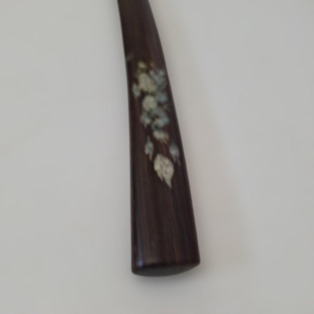 【専用】黒檀 螺鈿細工木刀　大刀 脇差 模造刀