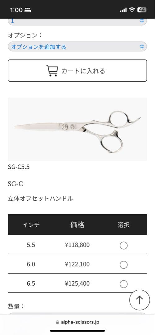 アルファシザーSG-C6.3