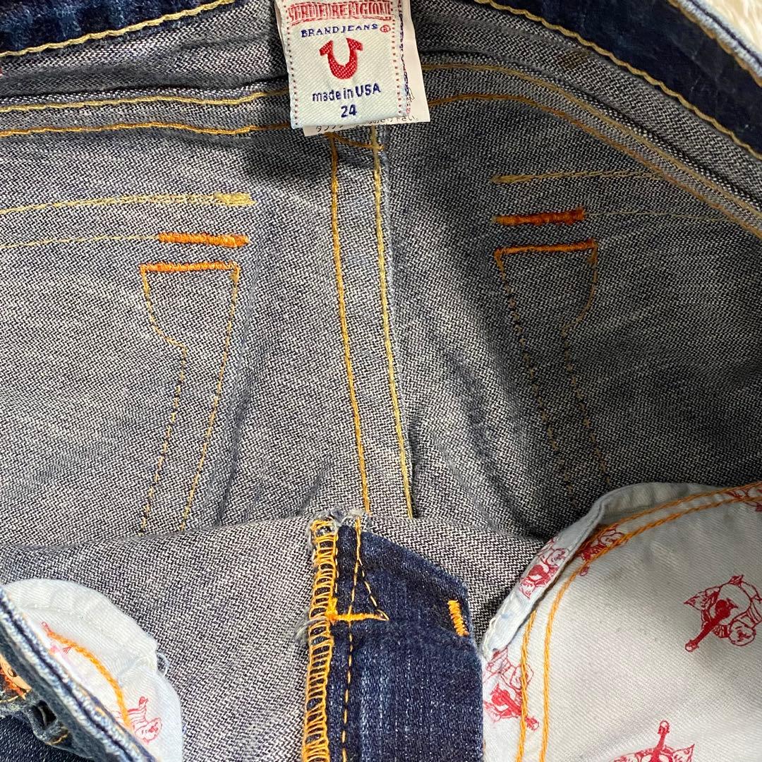 け*ゃ様 TRUE RELIGION JOEY ブーツカットデニム24 USA