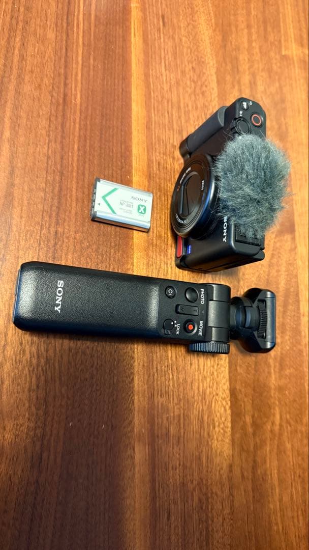 SONY VLOGCAM ZV-1 シューティンググリップ付