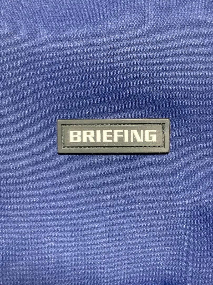 BRIEFING フード付きネイビーシャツ