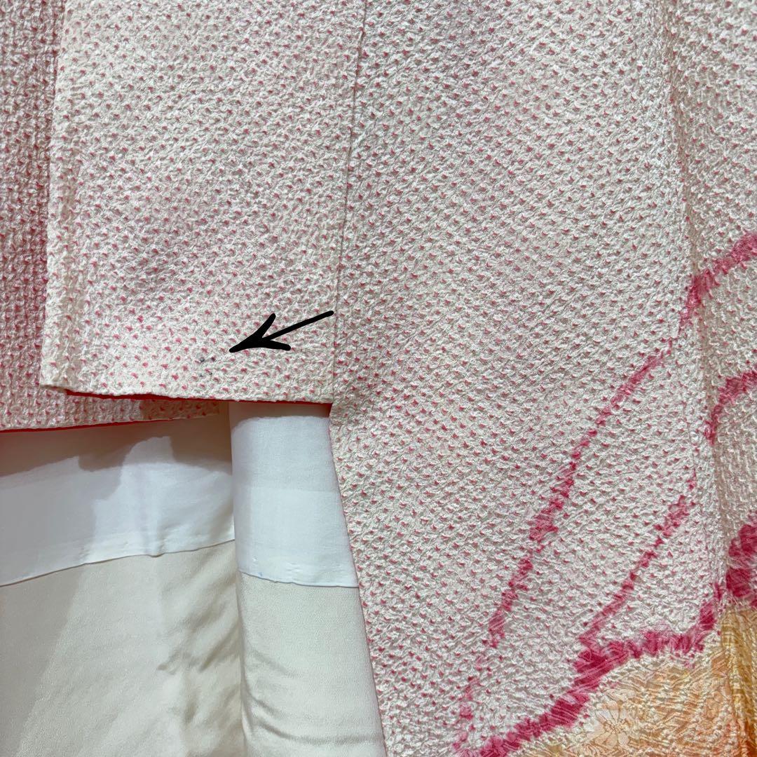 【美品】振袖　総絞り　身丈152 裄丈65 成人式　f23