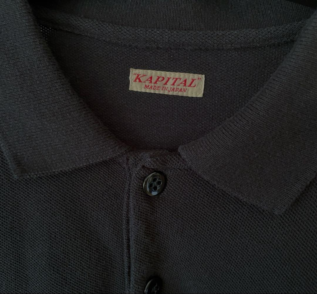 KAPITAL(キャピタル) ドライ鹿の子BOXポロシャツ