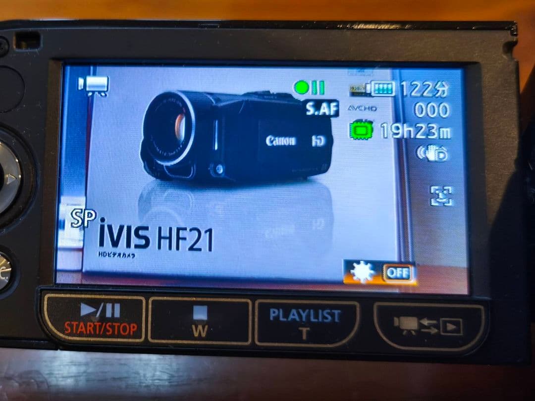 【ジャンク・動作良】Canon iVIS HF21 内蔵64GB ※ベルト無し