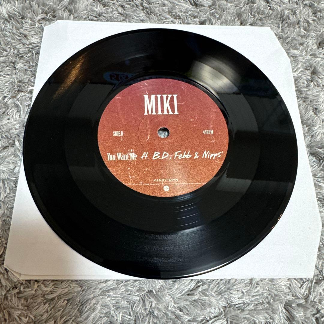 MIKI Breath ft.BES&仙人掌　7インチ レコード