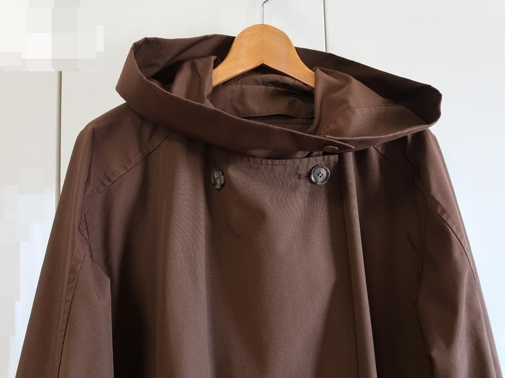 美品■ L'EQUIPE ■２WAY　スプリングコート■チョコレートブラウン■F