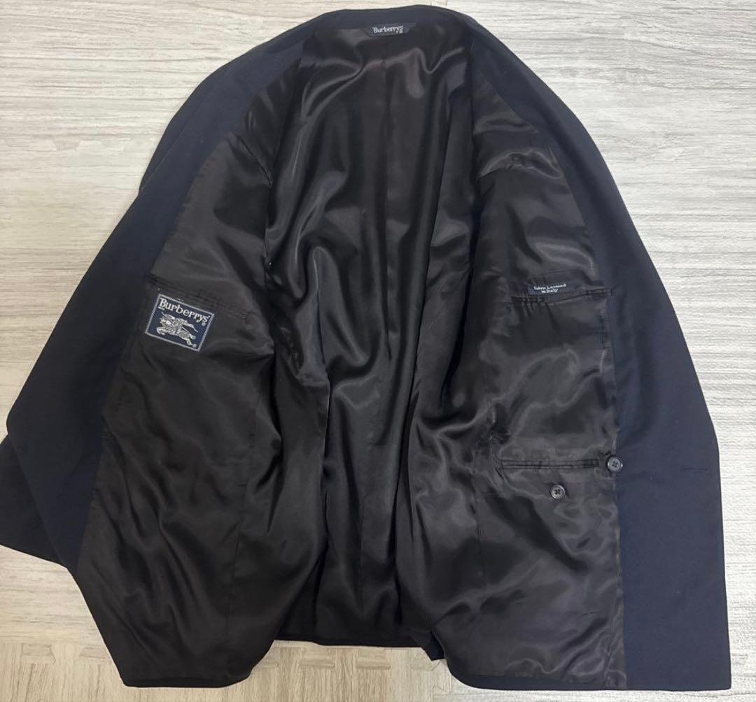 90s Burberrys 紺ブレ ダブル 金ボタン シティボーイ 菅田将暉系
