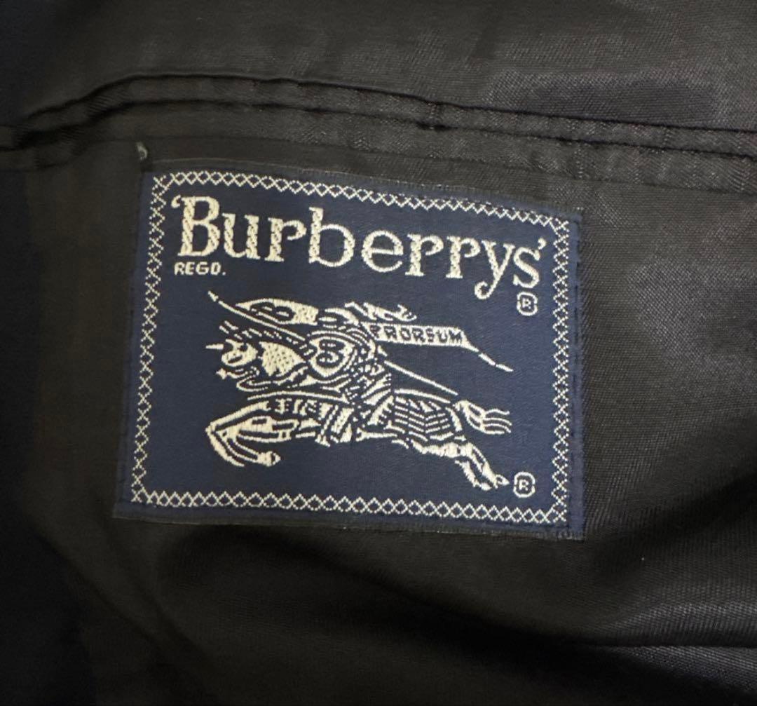 90s Burberrys 紺ブレ ダブル 金ボタン シティボーイ 菅田将暉系