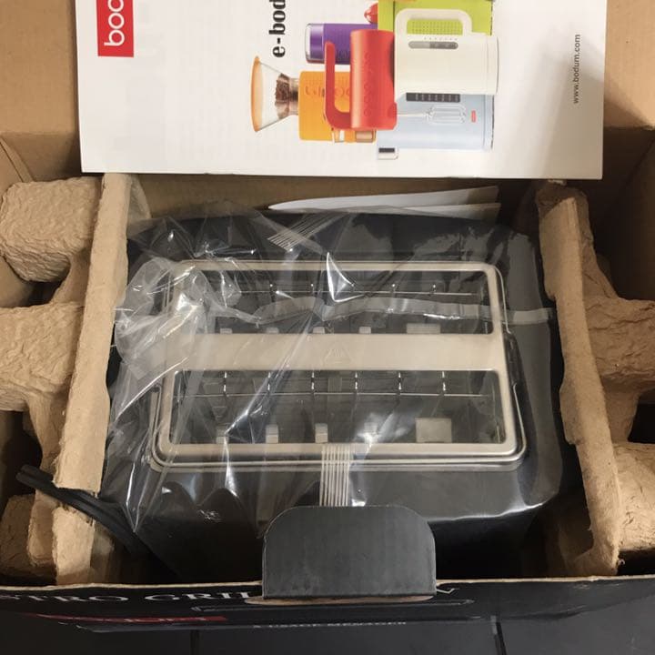 ボダム　BODUM ビストロトースター　グリルペイン　ブラック　おしゃれ