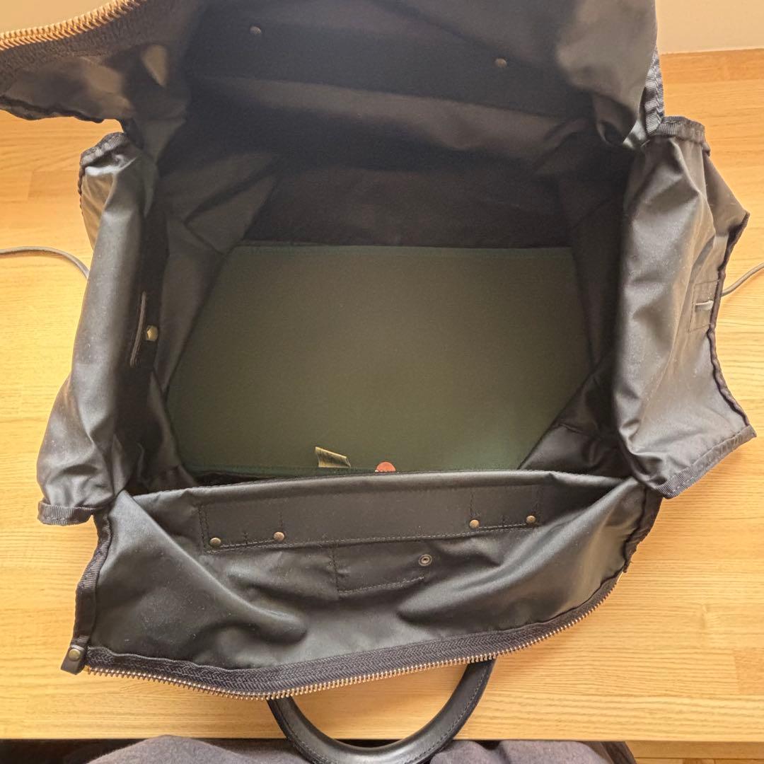 フェリージ　Felisi P3 ボストン　ナイロン　レザー　　黒　ショルダーつき