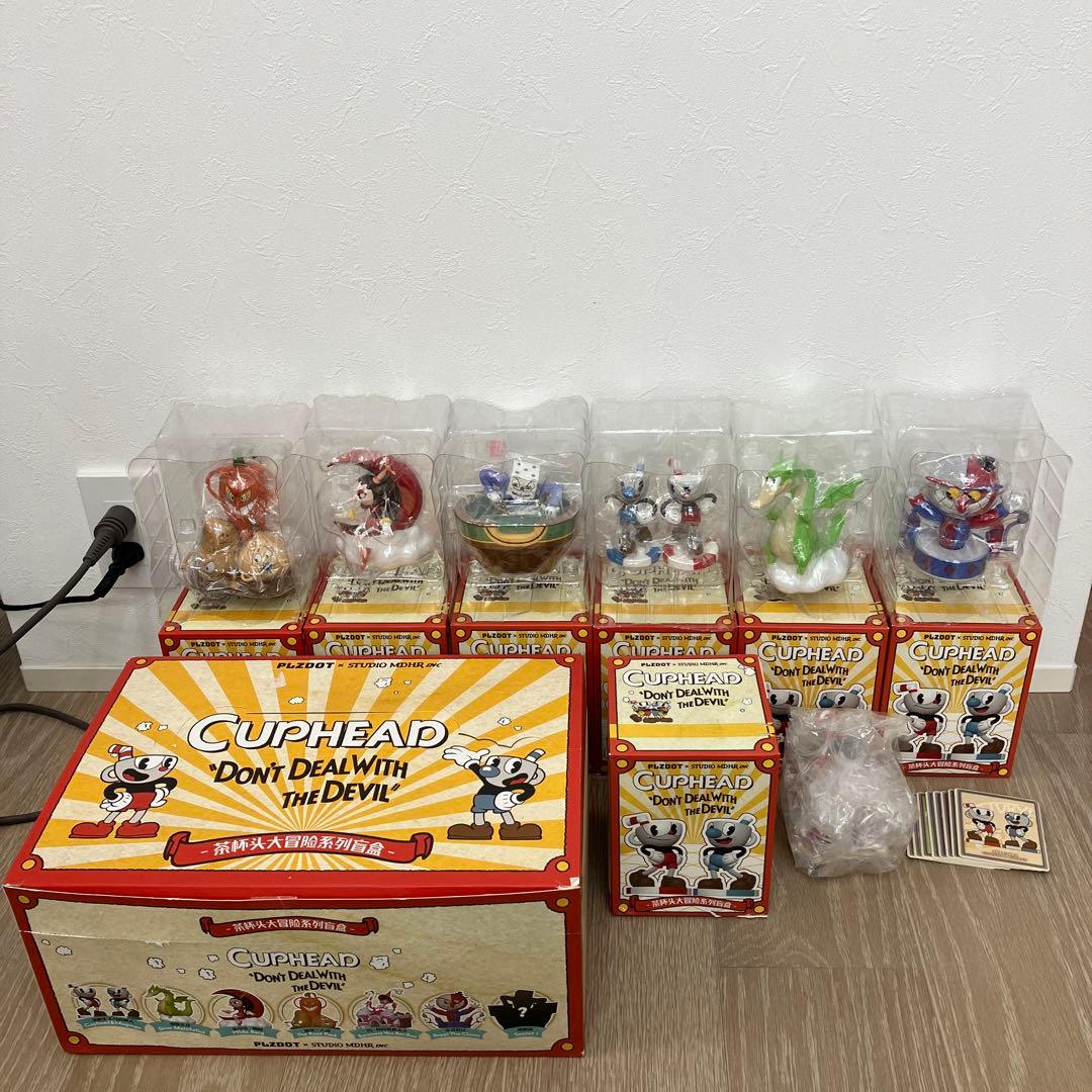 4*7様 シークレット付き CUPHEAD カップヘッド フィギュア7箱フルコン