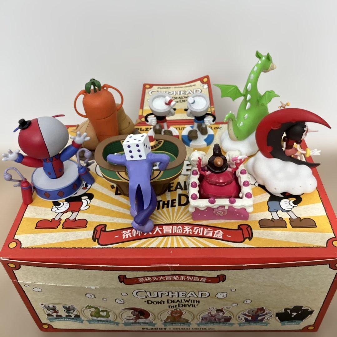 4*7様 シークレット付き CUPHEAD カップヘッド フィギュア7箱フルコン