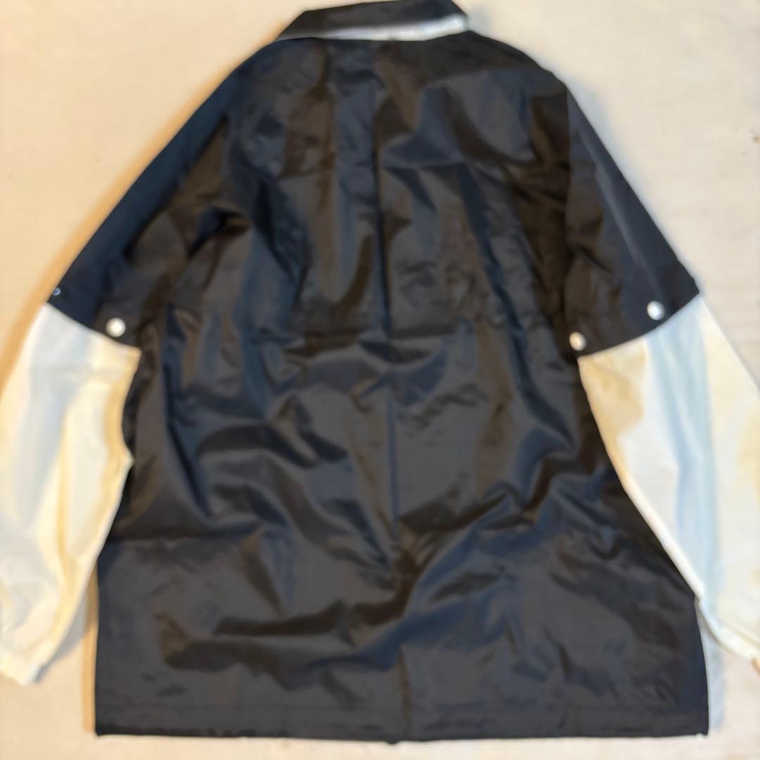 美品 セントアンドリュース メンズ レインウェア上下 L 2WAY袖 帽子付