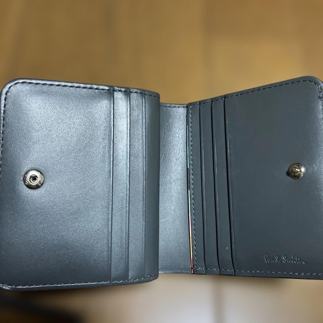 Paul Smith ブラックレザー 二つ折り財布
