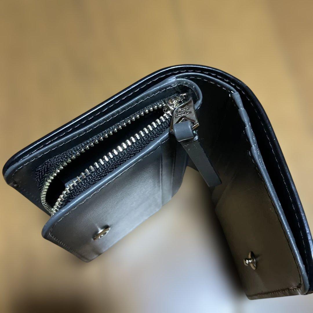 Paul Smith ブラックレザー 二つ折り財布