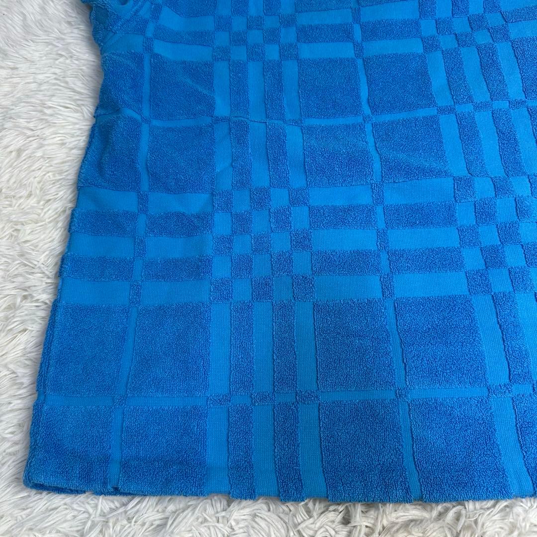 オ*フ様 美品 BURBERRY/バーバリー チェック柄 パイル地 厚手 半袖T