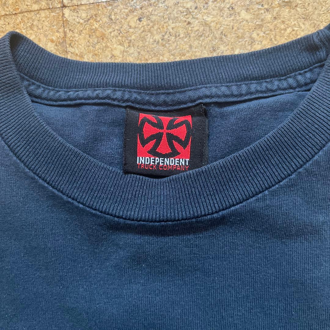 90’s インディペンデント tシャツ アイアンクロス L フェード