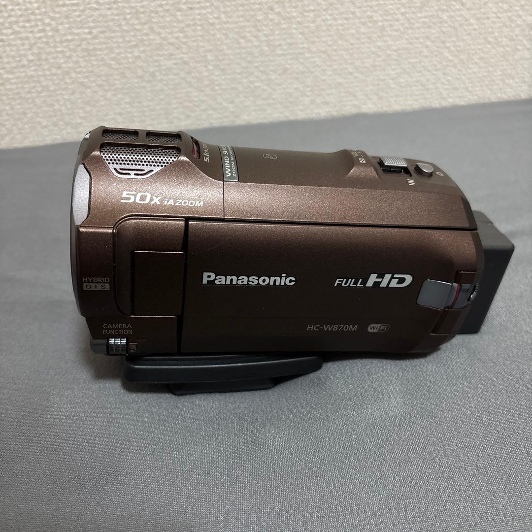 【美品】Panasonic HC-W870M ビデオカメラ 50x ズーム