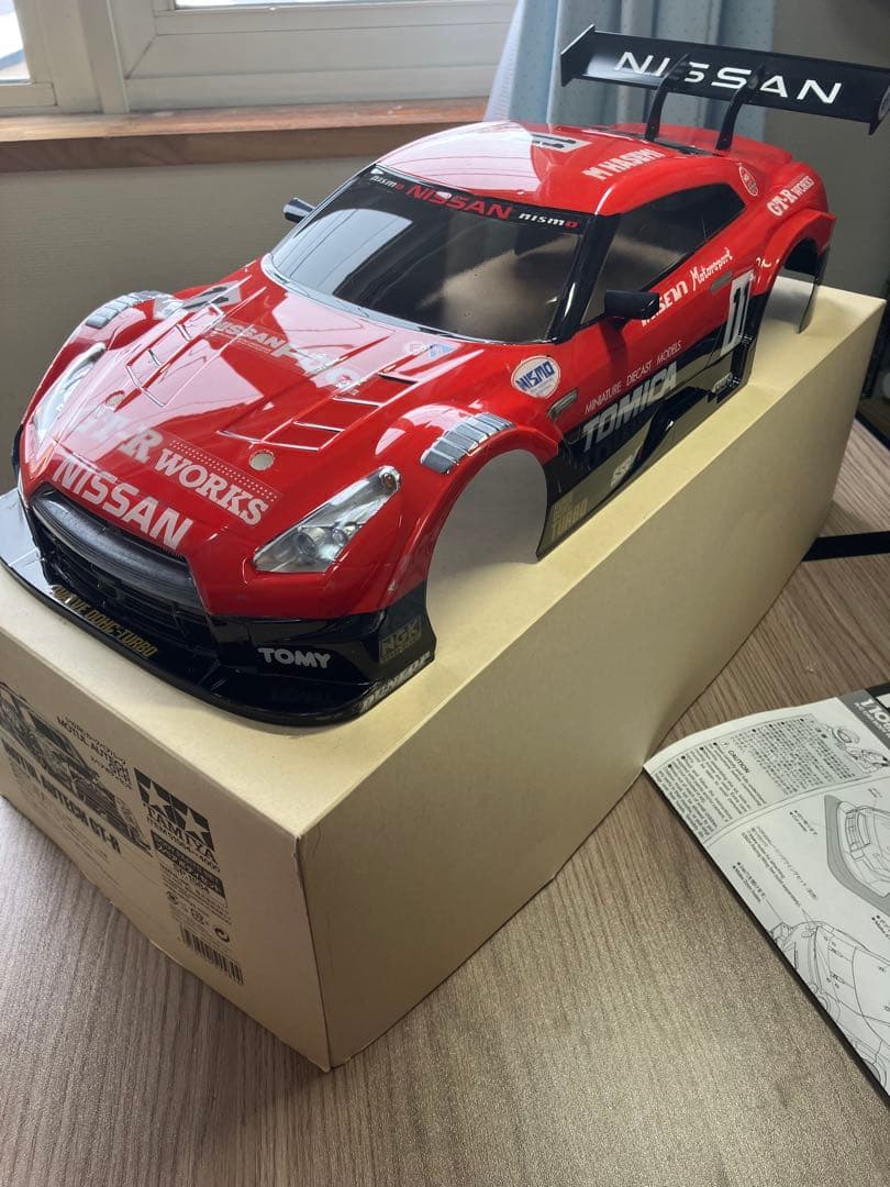 TAMIYA MOTUL GT-R シルエットフォーミュラ風カラー裏貼り