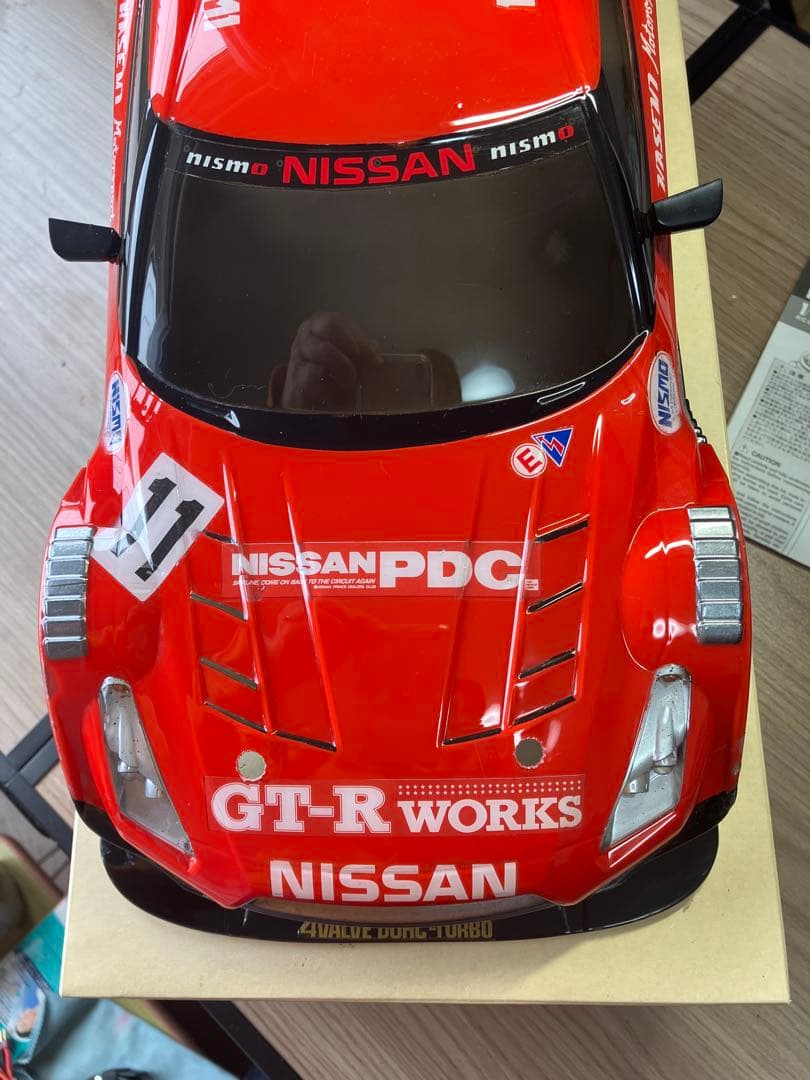 TAMIYA MOTUL GT-R シルエットフォーミュラ風カラー裏貼り