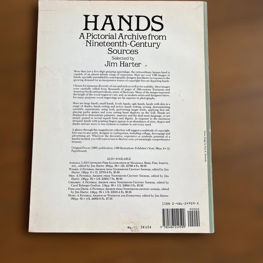 HANDS: 19世紀の手のイラスト集