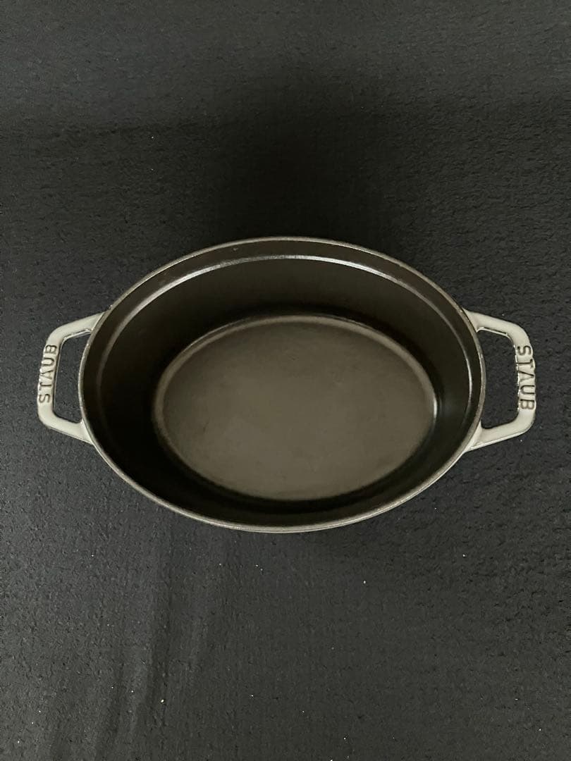 STAUB（ストウブ）　ピコ・ココット　23cm オーバル　グレー
