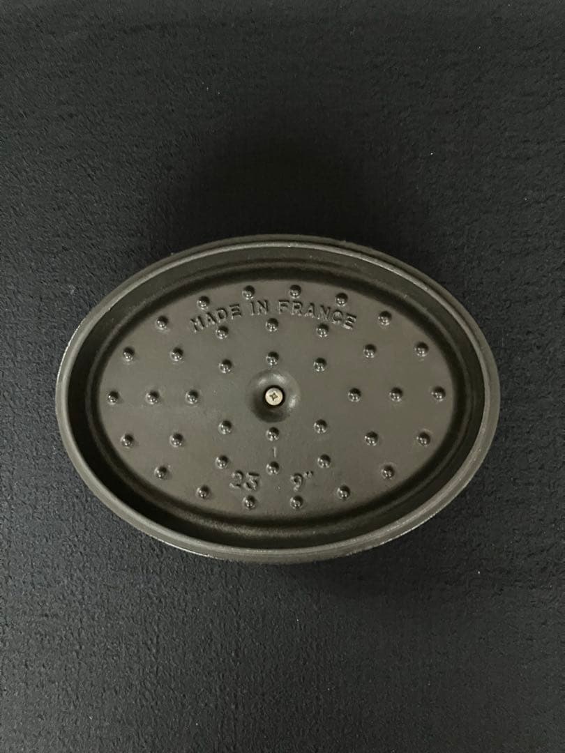 STAUB（ストウブ）　ピコ・ココット　23cm オーバル　グレー