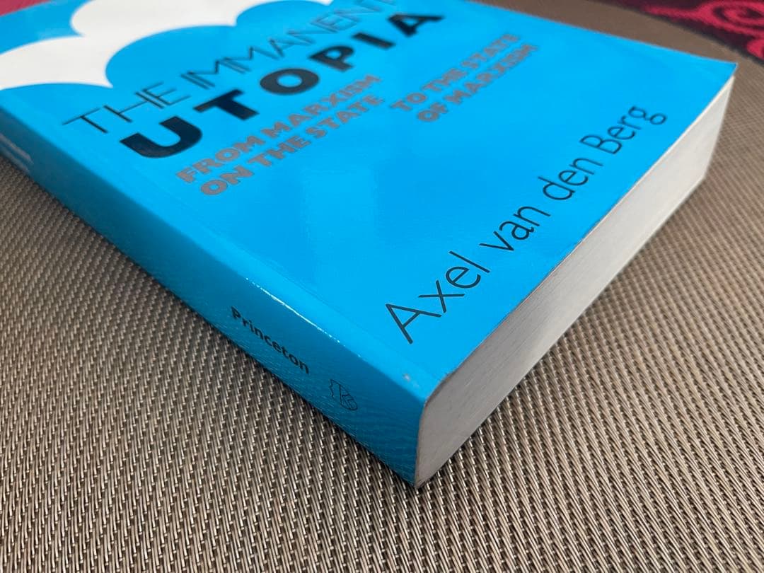 希少　THE IMMANENT UTOPIA Axel van den Berg