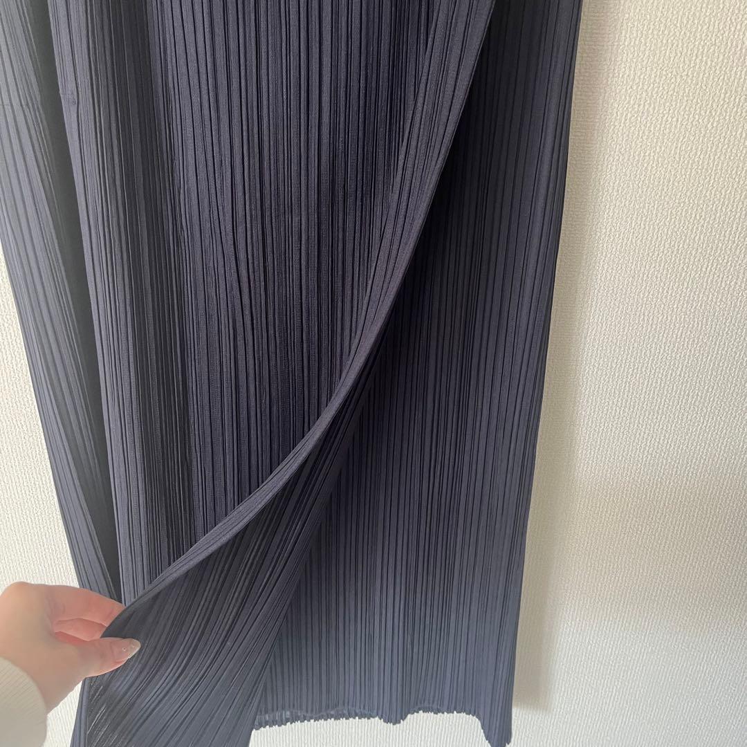 【PLEATS PLEASE】ウエストゴム スリット タイトスカート