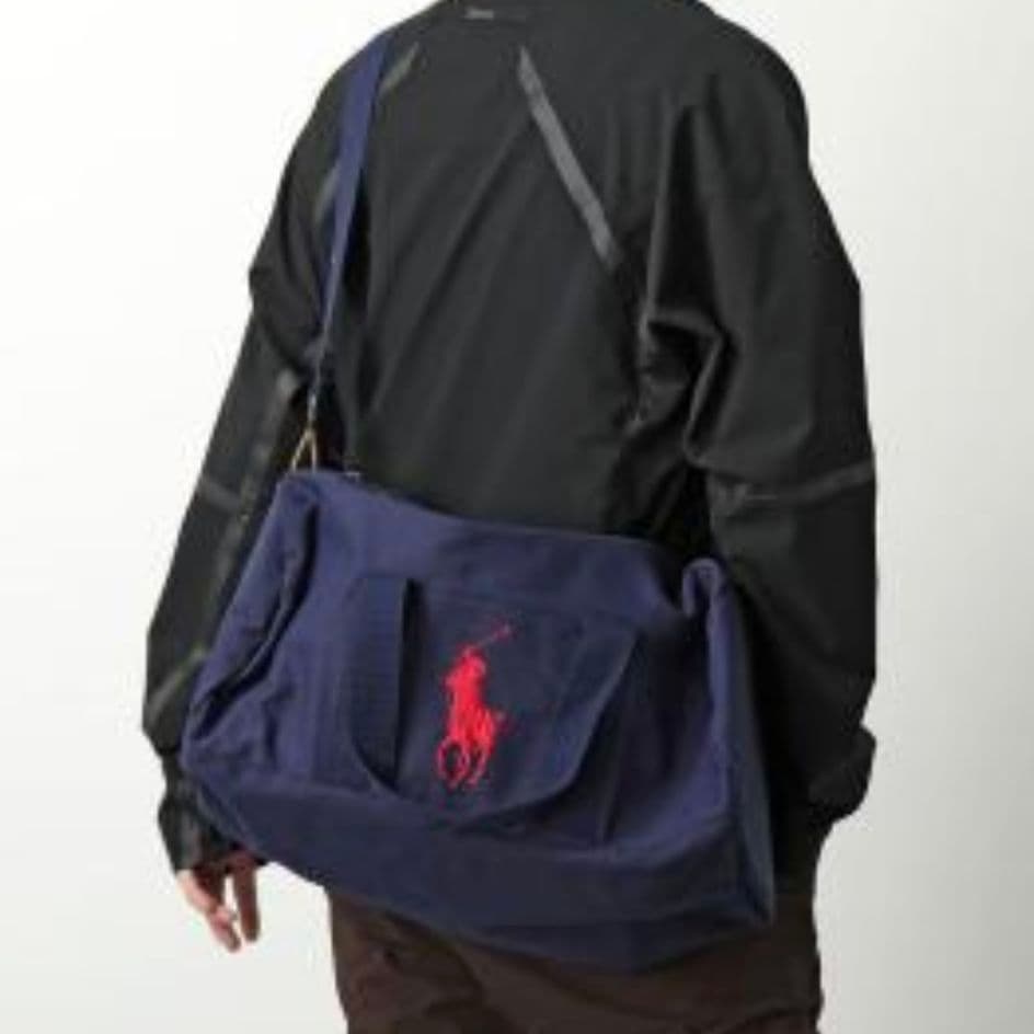 【B品】ポロラルフローレン ボストンバッグ　ダッフルバッグ ビッグポニー