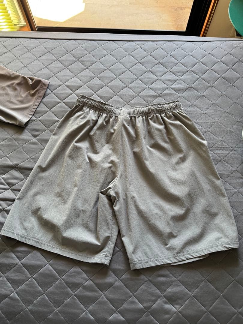 F.C.R.B　半袖ハーフパンツセットアップ グレーXL