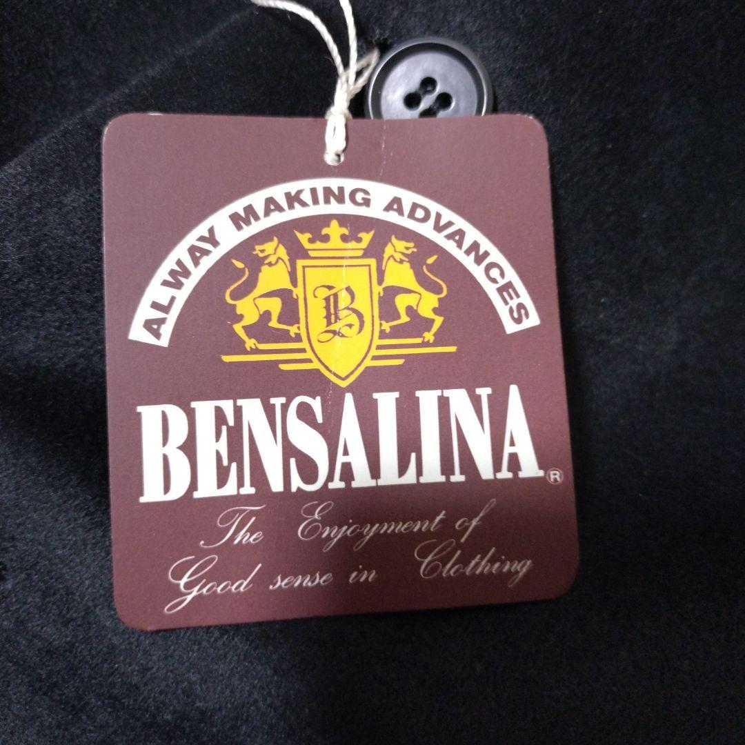 90's【BENSALINA 】黒 ベロアドジャケット 新品タグ付き（L）