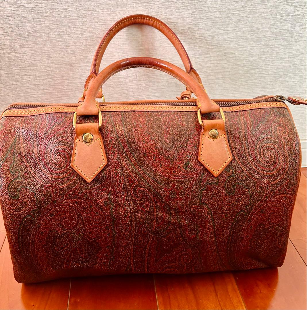 【ETRO】　ペイズリー柄ボストンバッグ
