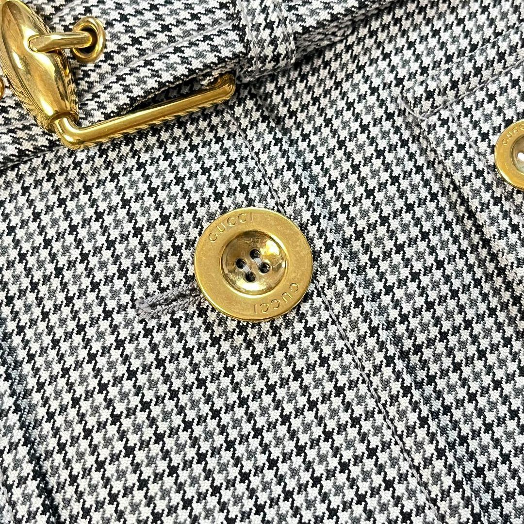 【美品】 グッチ　トレンチコート　千鳥柄　キルティングライナー　トムフォード期